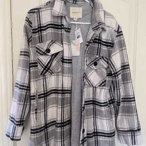 Flannel Shacket New S